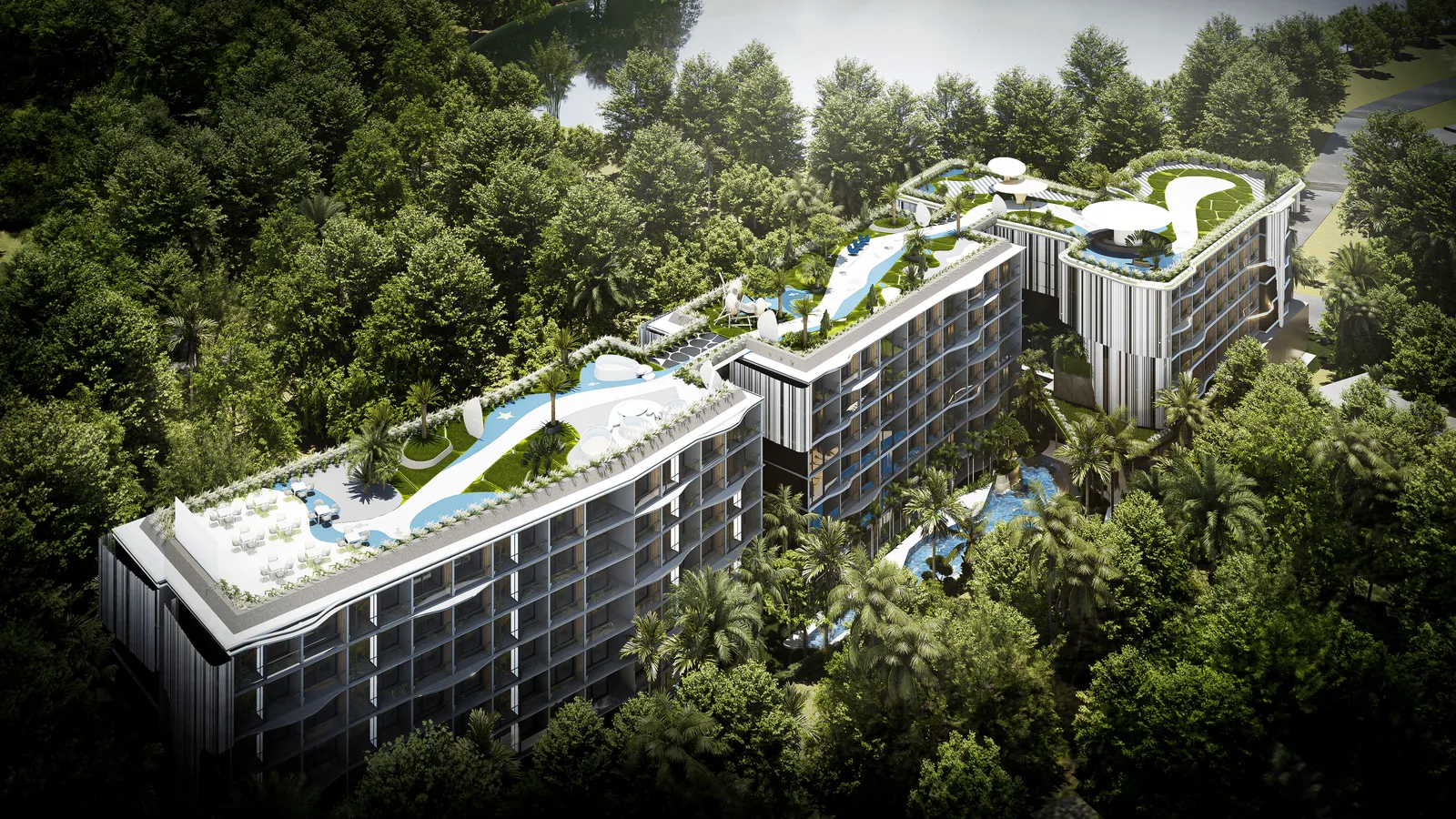 Sun Hills Lakeside Phuket — Лейклендс · 2.5 км до пляжа Layan