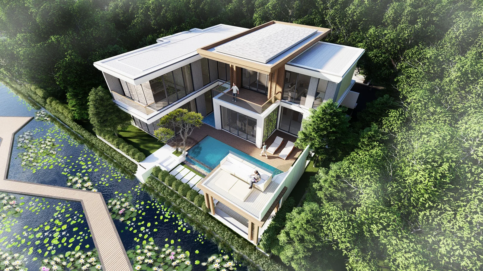 The Ozone Luxury Villas — Банг Тао · 1.3 км до пляжа Bang Tao