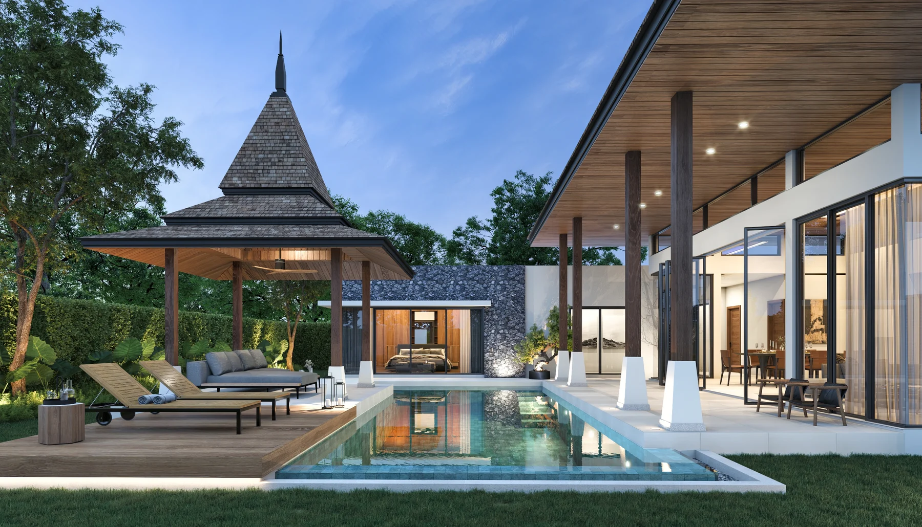 Botanica Four Seasons · Summer — Pru Jampa · 4.0 km to Layan Beach